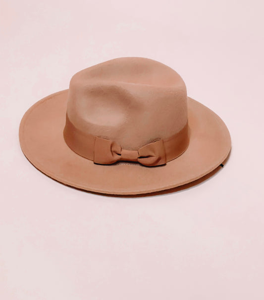 Light Brown Fedora Hat